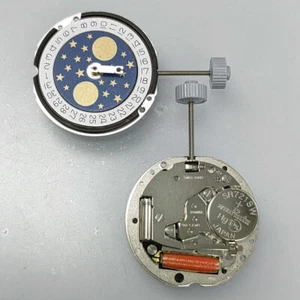 Quartz Watch Movement Ronda 788 Swiss Parts Date at 3 Moon Phase 3 Hands - Picture 1 of 1