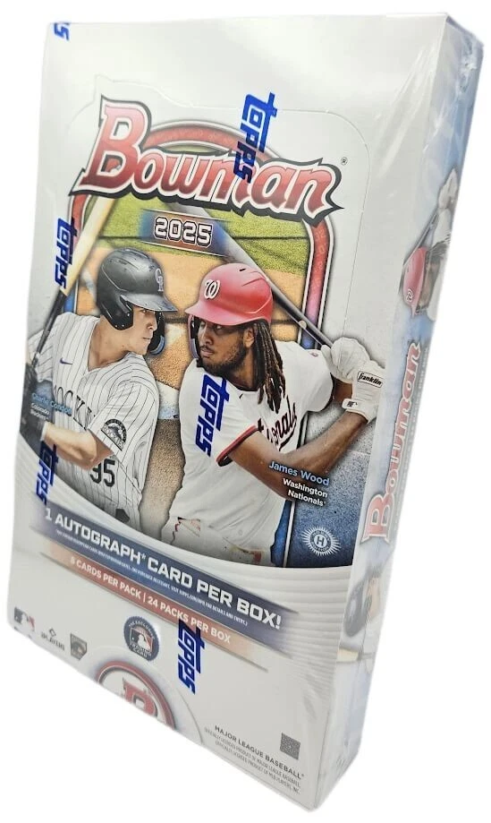 MLB Topps 2025 Bowman Baseball Trading Card HOBBY Box 24 Packs