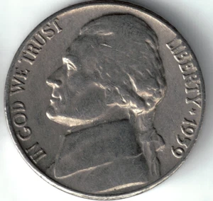 USA - 1959D - Jefferson - 1st portrait - Low Mintage - #18939 - Picture 1 of 2