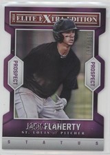 2014 Elite Extra Edition Prospects Status Purple Die-Cuts /150 Jack Flaherty #96