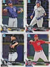 2018 Bowman Baseball CHROME Prospect YOU PICK card from list BCP 1-250