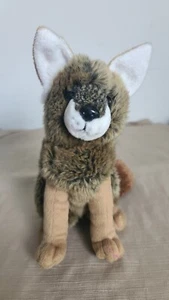Peluche de coyote/lobo/zorro de 10" para artistas de vida silvestre (criatros de conservación) - Imagen 1 de 5