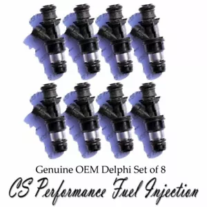 Delphi Combustible Inyector Juego Para 2001-2007 Chevy Tahoe Expreso 4.8 6.0 V8 - Picture 1 of 4