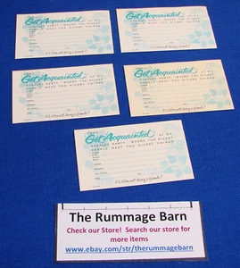 5 vintage STANLEY PARTY POSTCARDS --- Rare Find! --- SEE PICS --- 4¢ POSTAGE - Picture 1 of 3