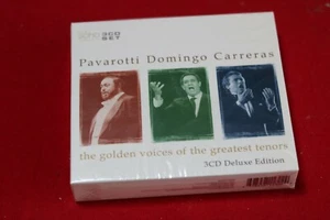 The Golden Voices of the Greatest Tenors Pavarotti Domingo Carreras 3 x CD Pack - Imagen 1 de 3