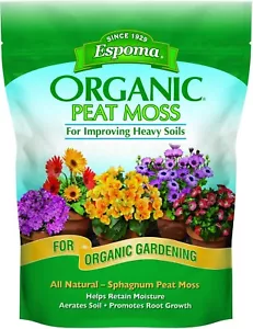 Organic Peat Moss; All-Natural Horticultural Grade Sphagnum Peat Moss Approve... - Picture 1 of 1