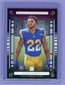 2024 PHOTOGENIC FOOTBALL BLAKE CORUM ROOKIE PIX /150 RC RAMS  - Picture 1 of 2