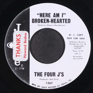 FOUR J'S: here am i broken-hearted / said that she loved me JAMIE 7" Single - Picture 1 of 2