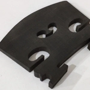 4/4 Violin Ebony Bridge Black String Accessory Great Sound Brazil Ebony Wood - Picture 1 of 1