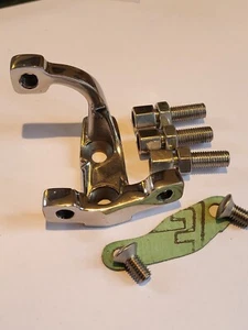 LAMBRETTA POLIERTER EDELSTAHL EINSTELLBLOCK INKL. EINSTELLER - Bild 1 von 3