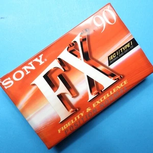 🔴 1x SONY FX 90 * IEC I Type 1 * Tape Cassette Kassette кассета *SEALED* 2000 - Bild 1 von 3