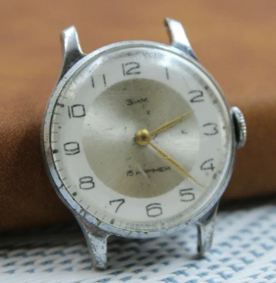Reloj pulsera mecánico soviético vintage para hombre URSS Zim Pobada 2609 15 piedras no funciona Foto 1 de 4
