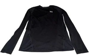Under Armour YXL Schwarz Fitted Langarm Active Pullover Shirt - Bild 1 von 12