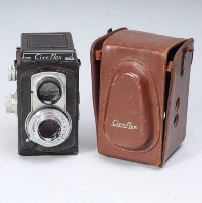 CÁMARA CIROFLEX TLR CON WOLENSAK 85MM F/3.5 Y ESTUCHE 6X6 120 FILM OBTURADOR FUEGOS Foto 1 de 4