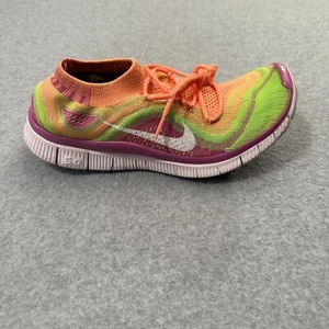 Nike Free 5.0 Flyknit Damengröße 7,5 Laufschuhe Rainbow Atomic Pink 2012 - Bild 1 von 8