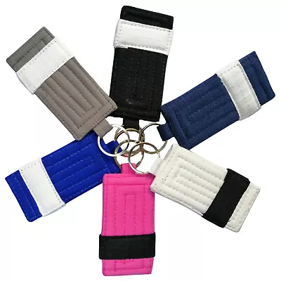 ROAR-INT ROAR BJJ Brazilian Jiu-Jitsu Belt Mini Keyring Martial Art Gift Pocket Key Chain