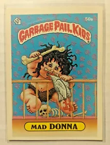 Garbage Pail Kids GPK 1985 OS2 2nd Series 2 #50a Mad Donna (glossy/permit) - Picture 1 of 2