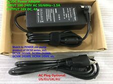 AC/ DC Power Adapter INPUT 100-240V 50/60Hz 1.5A OUTPUT 24V 4A EU/UK/US/AU Plug