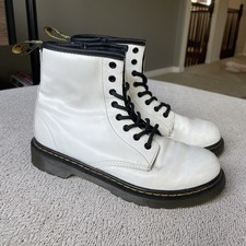 white slip on doc martens