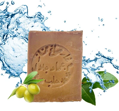 CARENESSE Original Aleppo-Seife 60% Oliven 40% Lorbeer handmade vegan #Alepposeife 200g.