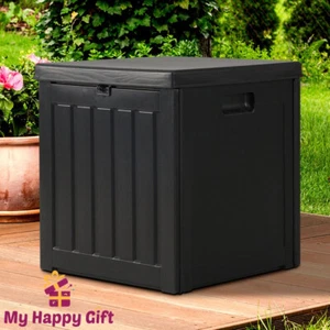 Gardeon Outdoor Storage Box 80L Container Lockable Indoor Garden Toy Tool Shed - Picture 1 of 12