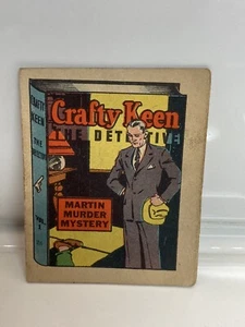 R25 Goudey Gum Thrilling Stories Booklets - Crafty Keen #1 Martin Murder Mystery - Picture 1 of 7