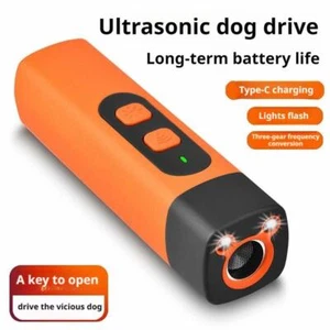 Ajustador de Entrenador de Comportamiento y Disuasión de Ladridos de Perro Recargable Ultrasónico Z8J3 - Imagen 1 de 13
