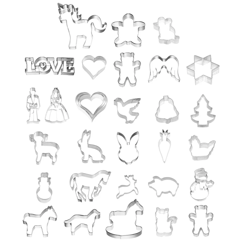 Birkmann Ausstechformen Plätzchenformen Austecher Weihnachten Ostern Tiere - Bild 1 von 1