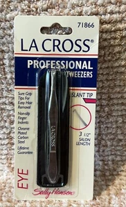 La Cross by Sally Hansen Professional Tweezers SLANT TIP # 71866 original pack - Picture 1 of 4