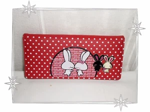 Portefeuille Porte-monnaies Fantaisie Rouge Blanc Pois Miffy Neuf - Imagen 1 de 2