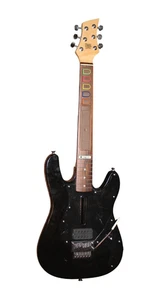 PS3 Guitar Hero Holzgitarre Logitech Schwarz Holz Gitarren Controller ohne Dongle - Bild 1 von 12