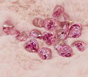1.50ct Heart Pink Lab Grown Diamond VVS1 Loose Stone Certified Gemstone Jewelry - Picture 1 of 5