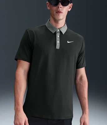 Nike Tour Men's Dri-FIT Golf Polo FZ7501 321 Various Sizes NWT Green - Image 1 of 4