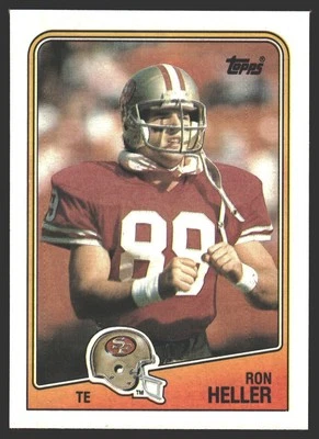 Ron Heller #45 1988 Topps San Francisco 49ersRC Rookie - Image 1 of 2