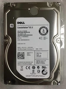 55H49 055H49 Dell CONSTELLATION ES.3 3TB 7.2K RPM 6Gb/s 3.5" SAS HDD Hard Drive - Picture 1 of 2