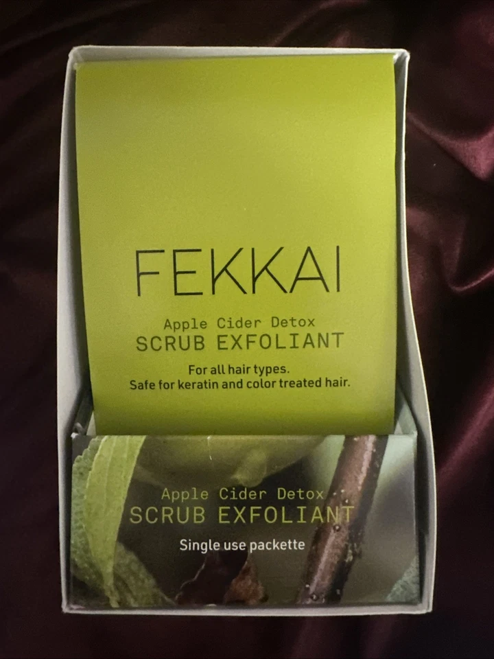 36 Fekkai Apple Cider Detox SCRUB EXFOLIANT Scalp Scrub 1.0 FL. OZ packets