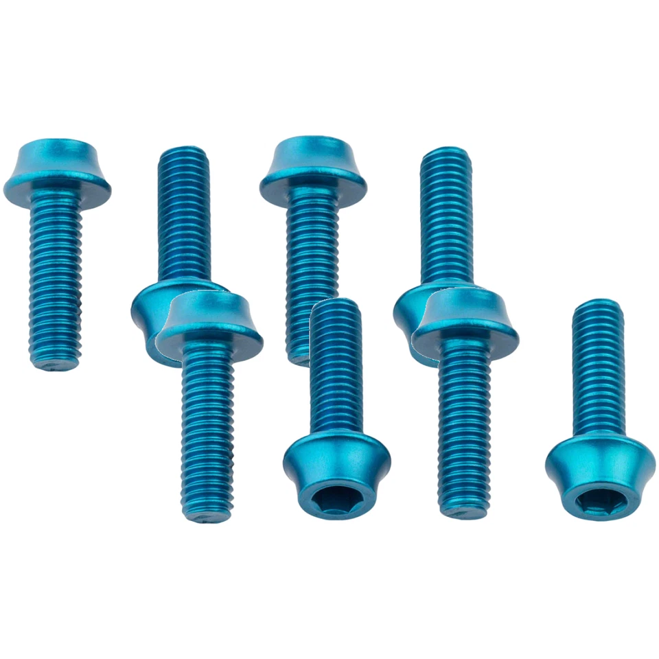 Wolf Tooth Components Aluminum Bottle Cage Bolt 4 Pcs - Teal