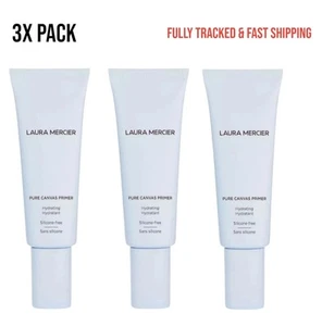 3x LAUR MERCIER Pure Canvas Hydrating Primer 10ml NEW FAST FREE Silicon Free - Picture 1 of 2