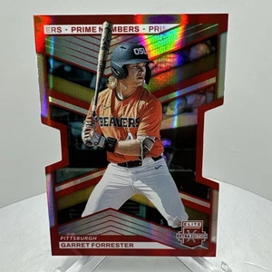 2023 Panini Elite Extra Edition - Garret Forrester Prime Numbers A Die-Cut /200 - Picture 1 of 9