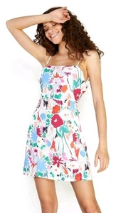 Glamorous Painted Multi Abstract Sleeveless Mini Dress Size 6 New With Defect - Picture 1 of 5