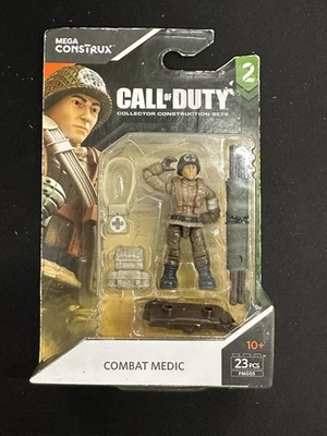 Call of Duty 2 MEGA Construx 战斗医疗人偶 FMG05 NIP COD — 第 1/2 张图片