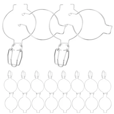 10 pezzi di clip di tenuta in metallo per barattoli di , fibbie in filo di - Immagine 1 di 4