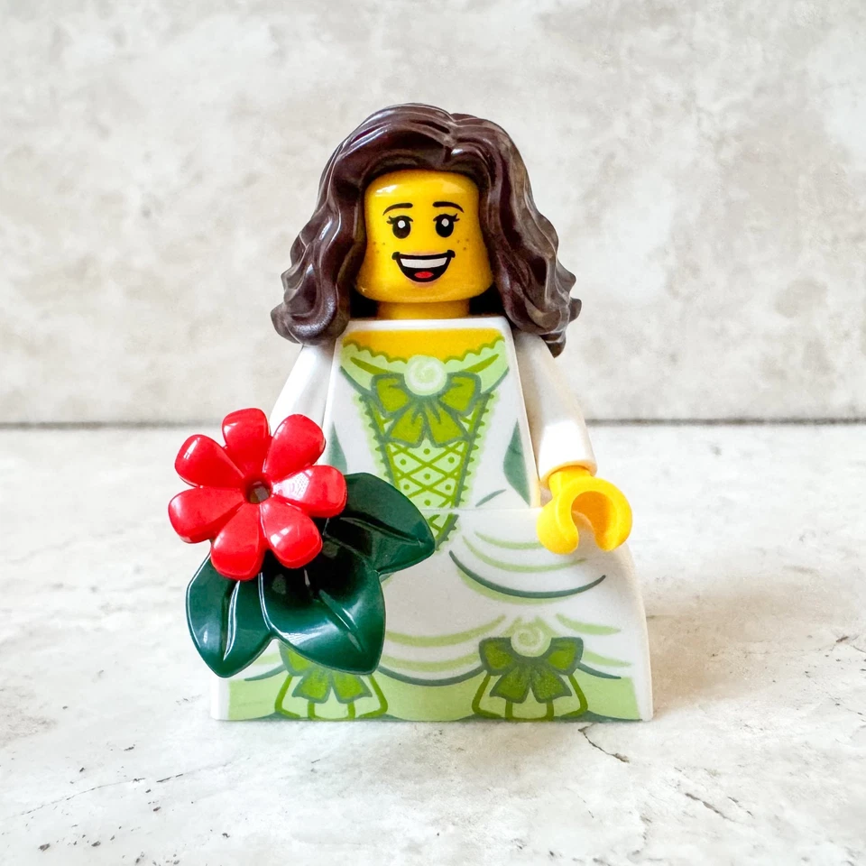 LEGO Castle Fantasy Principessa Fiori Ballo Debuttanti Valzer Dama Minifigure - Immagine 1 di 1