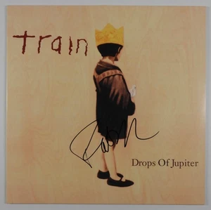 Train Pat Monahan Signed Autograph JSA Vinyl Record Album Drops Of Jupiter - Picture 1 of 4