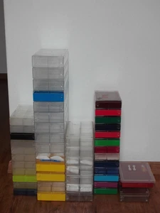 ACCESORIOS: 47 cajas usadas, 10, 12, Datho, 12 grandes!! - Imagen 1 de 2