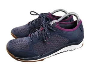L.L. Bean Shoes Womens 8.5 M Rocky Coast Sneakers Blue Purple 505860 Lace Up - Picture 1 of 21