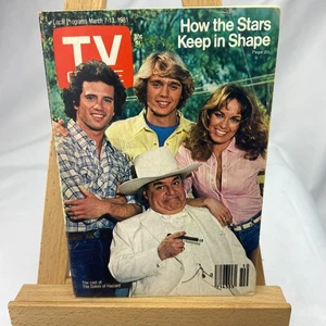 TV Guide Cast Of The Dukes Of Hazzard (Mar 7-13, 1981) VERY NICE - Picture 1 of 4