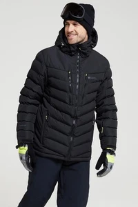 Mountain Warehouse Vulcan II Men's Padded Ski Jacket Snow Proof Breathable Coat - Picture 1 of 45