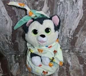 Disney Parks Babies Baby Figaro Cat in Blanket Pouch 10" Plush - Picture 1 of 5