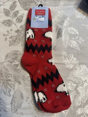 Vera Bradley Acogedores Calcetines Peanuts Snoopy Fair Isle Mujer Talla 5-10 Nuevos Foto 1 de 4